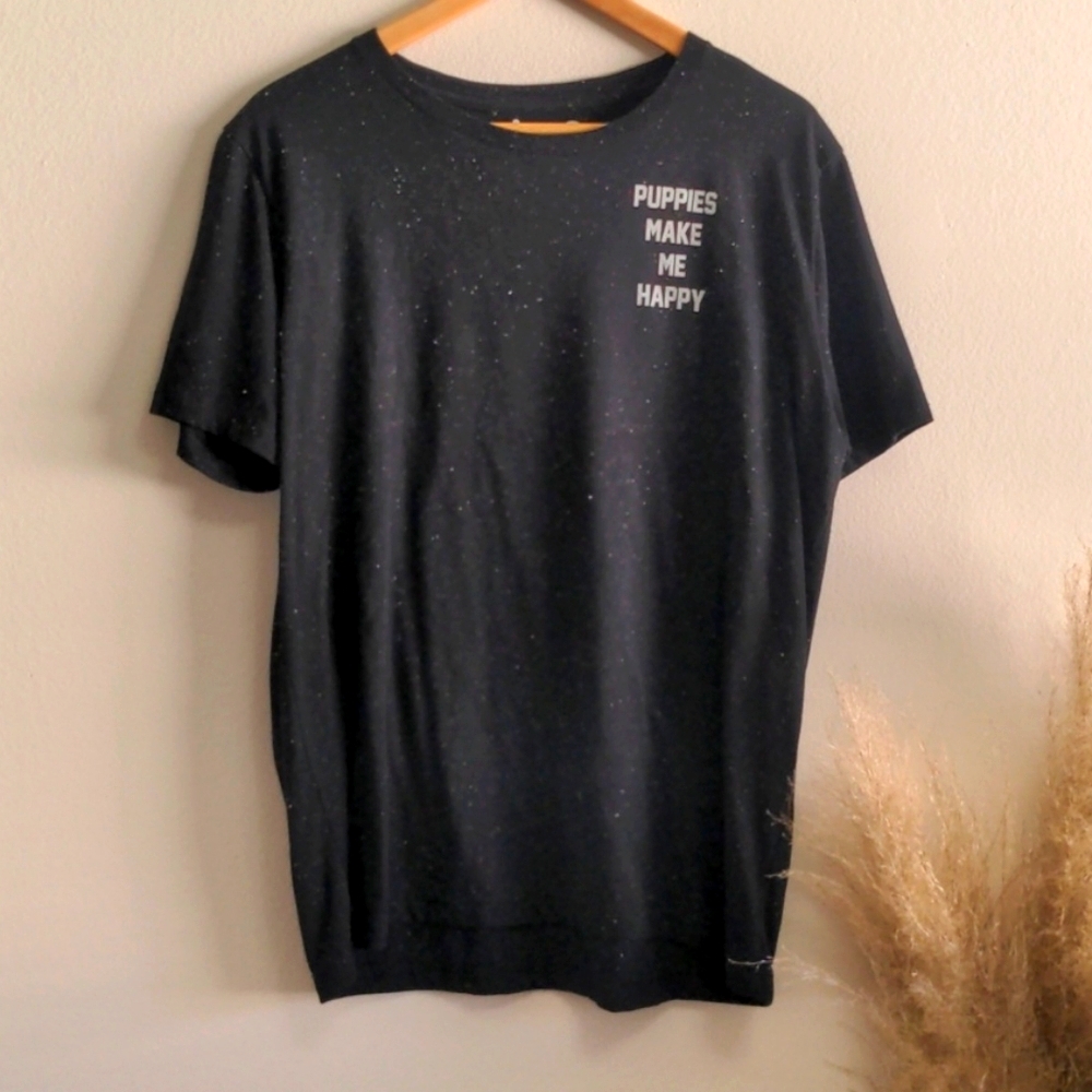 Puppies Make Me Happy T Shirt